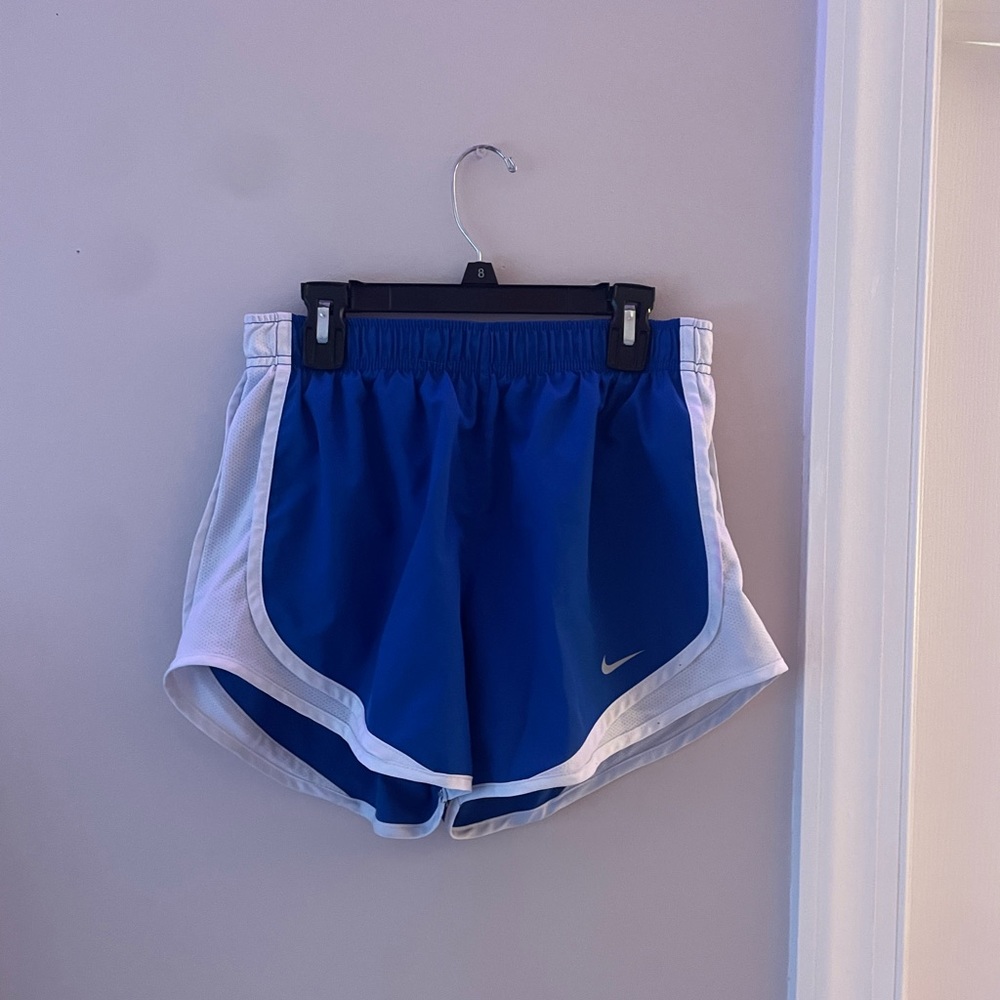 blue nike shorts